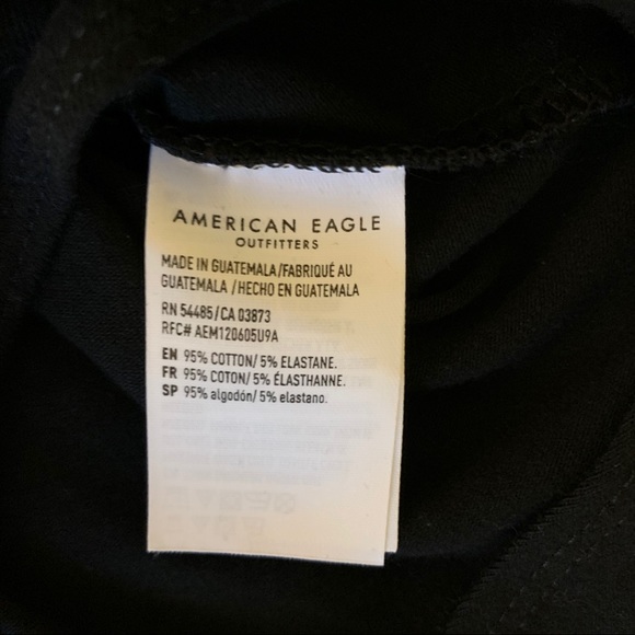 NWOT AE x MTV 90s Black Tank Sleeveless Bodysuit - Picture 4 of 6